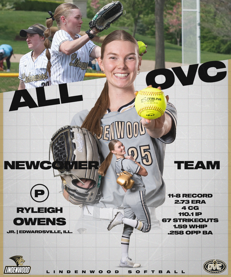 Lindenwood Athletics (@lu_lions) on Twitter photo πππ-πππ ππππππππ πππππ¦π₯
Ryleigh Owens from <a href="/LindenwoodSB/">Lindenwood Softball</a> was named to the All-OVC Newcomer Team after posting a 2.73 ERA in 28 gamesβΌοΈ
Owens led the team in wins with 11 while posting 67 strikeouts in 110.1 innings of workβ¬οΈ
#NewLevel | #OVCit πππ-πππ ππππππππ πππππ¦π₯
Ryleigh Owens from <a href="/LindenwoodSB/">Lindenwood Softball</a> was named to the All-OVC Newcomer Team after posting a 2.73 ERA in 28 gamesβΌοΈ
Owens led the team in wins with 11 while posting 67 strikeouts in 110.1 innings of workβ¬οΈ
#NewLevel | #OVCit