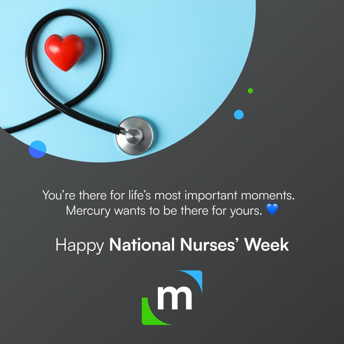 It’s National Nurses Week
To those holding down the front lines. To those working long nights and extra shifts. To those who are there for life’s most important moments—we see you. 💙 

#NationalNursesWeek #ThankYouNurses