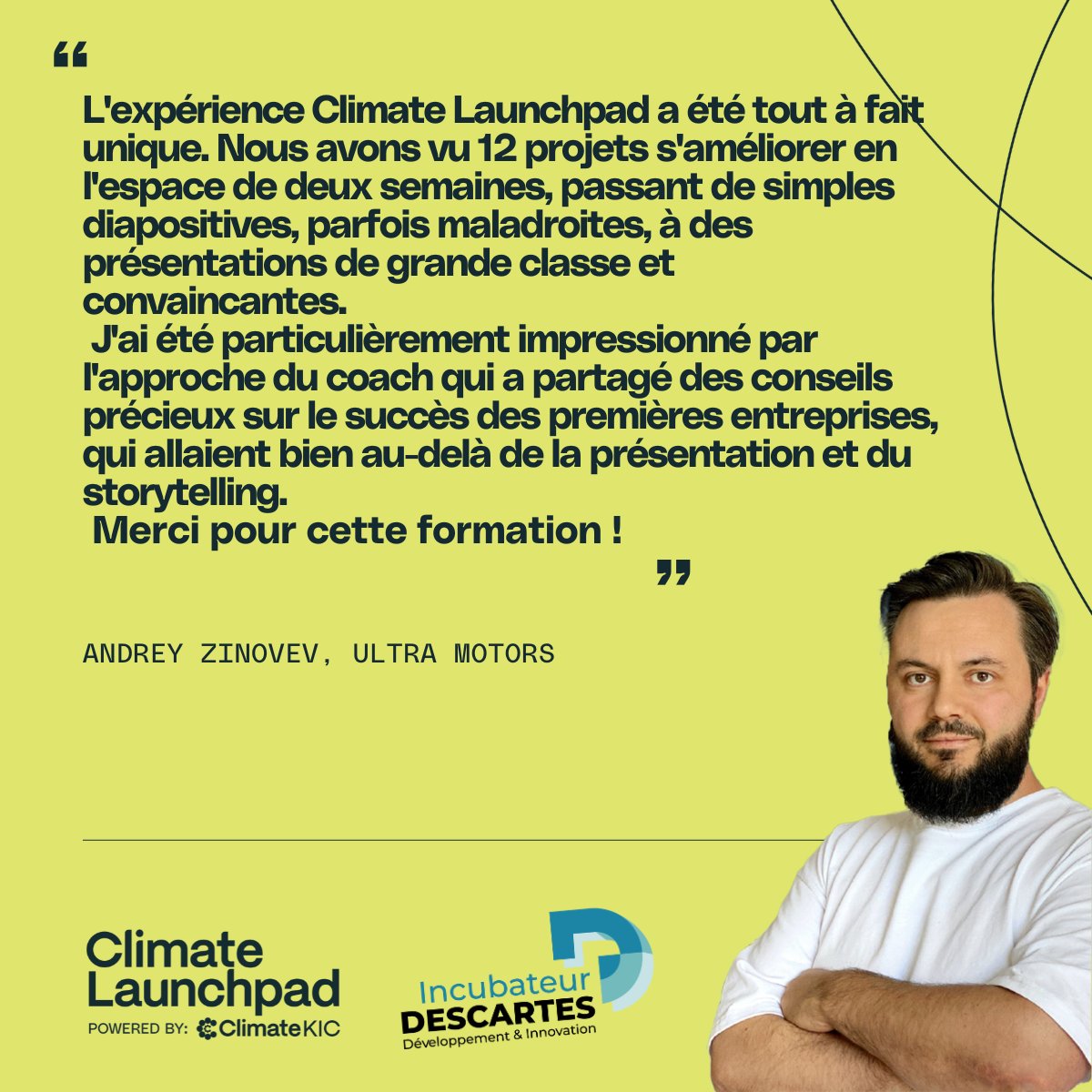 J-6 avant la clôture du @ClimateLaunchpad édition 2025 ! Il est encore temps de participer à l'aventure ClimateLaunchpad 2025 !

L'Incubateur Descartes est le relai national français du @ClimateLaunchpad depuis 2018.

Pour rappel, le Climate Launchpad est le plus grand concours