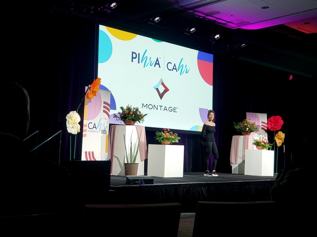 betsyharmse's tweet photo. #CAHR25 Day 2 Diana Tsai from Upwage kicked off the  session discussing how AI is evolving to support hiring, retention and workforce planning. AI can revolutionize the job search process for candidates and recruiters, but we must lead it to be effective. @cahrconference @pihra https://t.co/DeXkHUAWlO