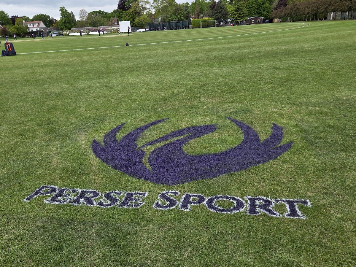 New Perse Sport stencil used today for our 1st XI cricket fixture
<a href="/PerseSport/">Perse Sport</a>