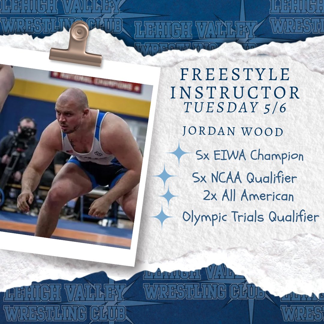 Liberty High School Wrestling (@libertyhwc) on Twitter photo Hurricane Wrestling Club session tonight with <a href="/jordan5wood/">Jordan Wood</a> <a href="/LVACW/">Lehigh Valley Wrestling RTC</a>
Open to all Lehigh Valley wrestlers with a valid USAW Card. <a href="/PAUSAW_/">Pennsylvania USAW</a>
5:30 at Liberty High School Hurricane Wrestling Club session tonight with <a href="/jordan5wood/">Jordan Wood</a> <a href="/LVACW/">Lehigh Valley Wrestling RTC</a>
Open to all Lehigh Valley wrestlers with a valid USAW Card. <a href="/PAUSAW_/">Pennsylvania USAW</a>
5:30 at Liberty High School