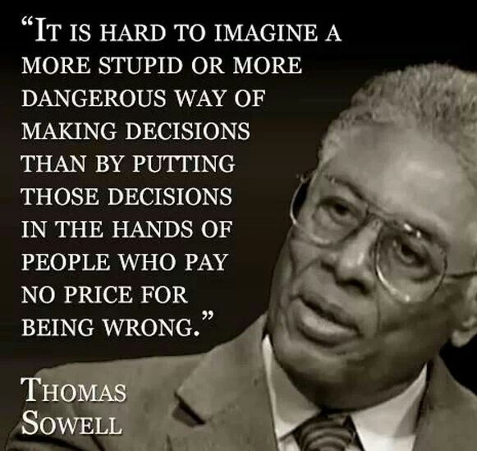 Real accountability is when an institution is directly answerable to those who bear the consequences of their performance. In other words, real accountability is bottom-up, not top-down. 9/