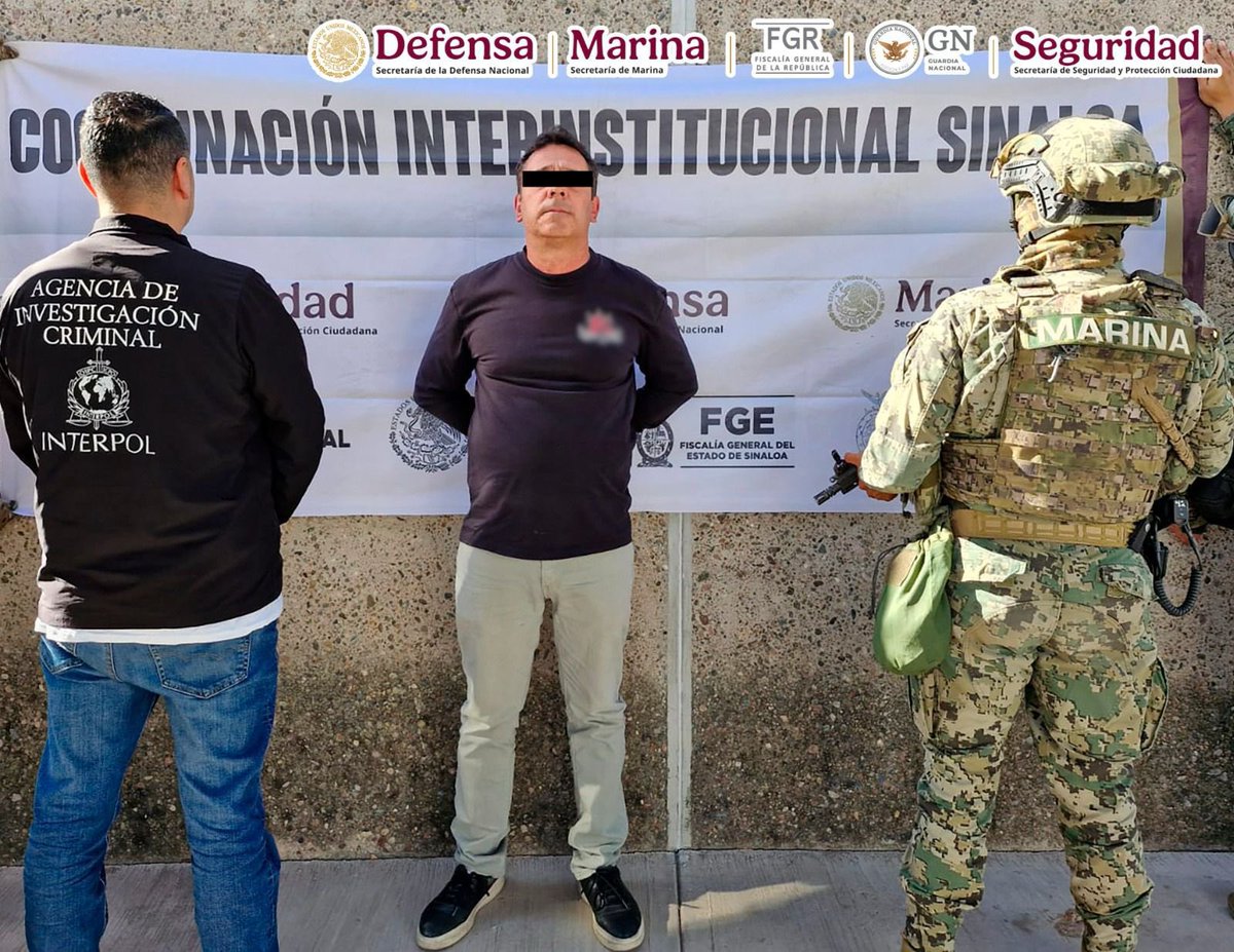 juanbaaq's tweet image. Detenido “El Chuy” en Culiacán
Integrante del Cártel de Sinaloa, facción "Los Mayos“
Cuenta con una orden de aprehensión con fines de extradición a #EEUU
