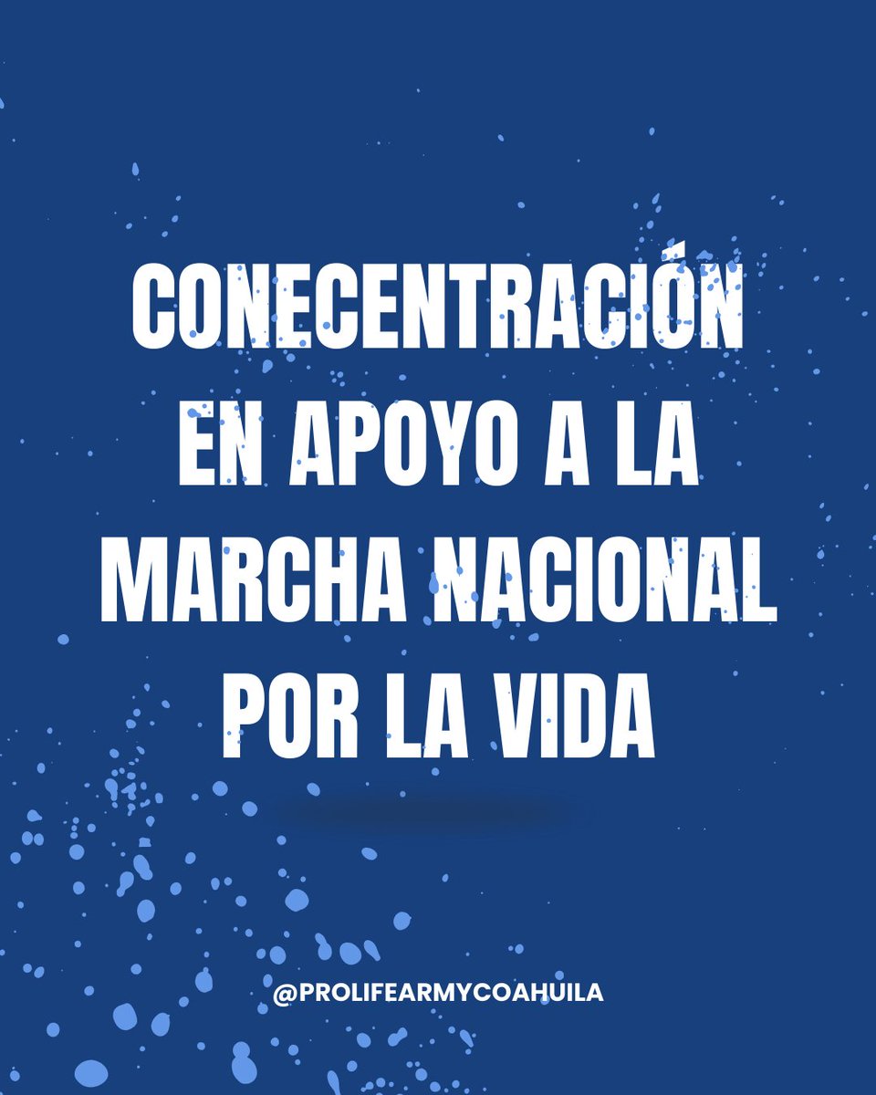 prolifearmycoa1's tweet photo. Nos unimos con valentía a la Marcha Nacional por la Vida. Porque cada vida vale, ¡seguimos alzando la voz!
🩵⚔️
#PorLaVida #ProVida #NoNosCallamos https://t.co/krsOUFqHWz