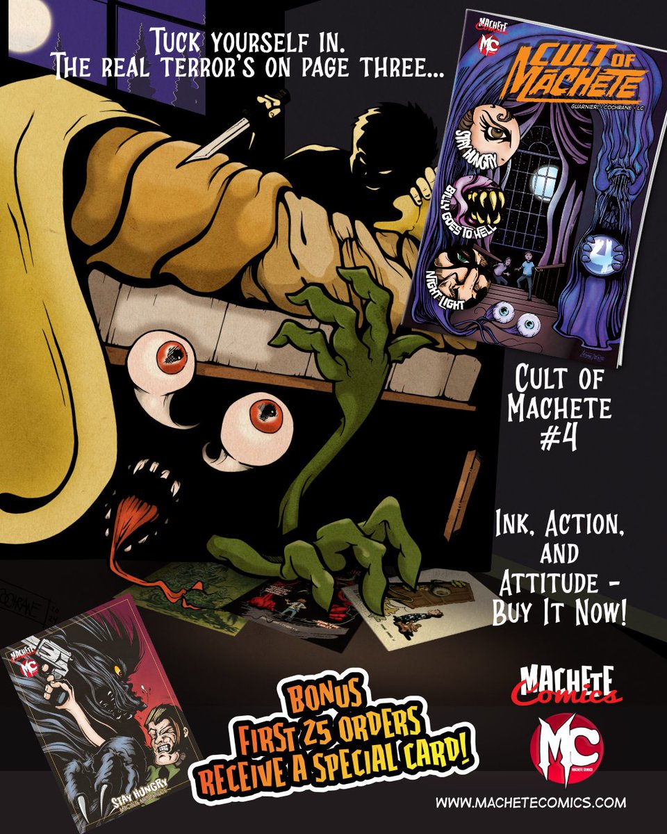 Machete Comics (@machetecomics) on Twitter photo Get yours before it gets you!
Digital and physical available!
<a href="/SilverSpear44/">JM Guarnieri</a>
#machetecomics #cultofmachete
#comicbook
#digital Get yours before it gets you!
Digital and physical available!
<a href="/SilverSpear44/">JM Guarnieri</a>
#machetecomics #cultofmachete
#comicbook
#digital
