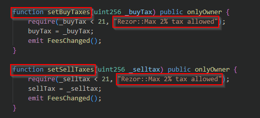 AlphaRezor's tweet photo. 🎉 Big News for the #Rezor Community!🚀

I'm thrilled to share an electrifying update as we gear up for launch of #Rezor and the release of our comprehensive whitepaper, which will break down our services and tokenomics in a way everyone can understand! In the meantime, I’ve dug into the #Rezor contract, and the results are game-changing!🥳

Get this: the BUY/SELL tax functions are locked in at a MAX of 2%!💥  And just like @rrahulparekh
mentioned, we’ve got the ability to lower that tax, but it’ll never climb above 2%. 
But wait, it gets even better! 🙌🏻 The tax now only applies to buys and sells—transfers are officially 0% taxed! 😎 Say goodbye to the hassle of splitting wallets and worrying about transfer fees. Freedom and flexibility are here! 

I'm beyond pumped for what’s next, especially with the airdrop right around the corner! 🔆 Stay tuned for more epic updates, Rezor fam — this is just the beginning! 
#Rezor #CryptoRevolution @Rezor_Official 

CA: 0xf76c78efb7ca2797d09fa2fffff7ab8dee392758

Code:
https://t.co/DmQhL5iPyj

IDE View:
https://t.co/ObU9lgIqPi