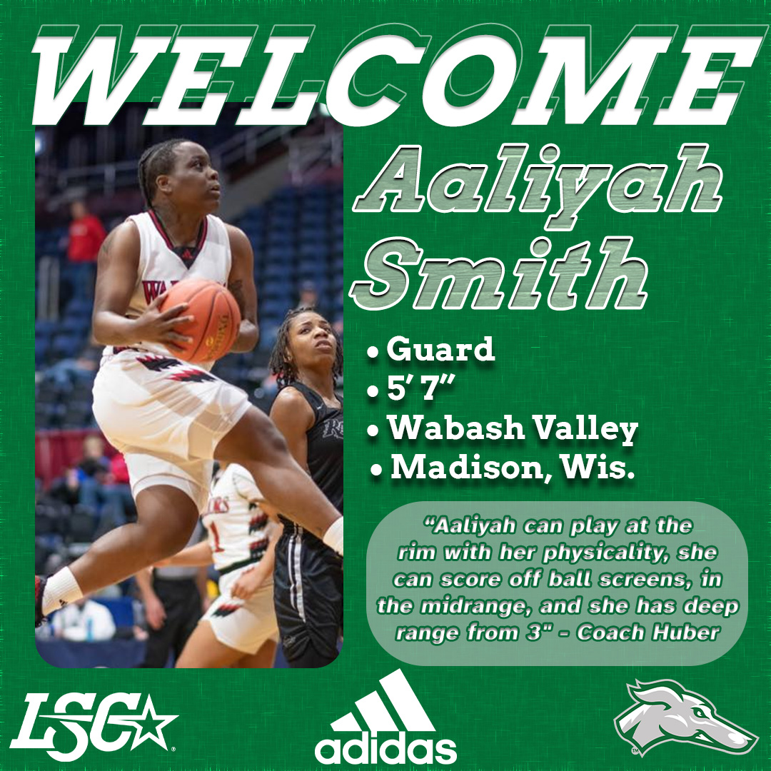 𝙒𝙀𝙇𝘾𝙊𝙈𝙀 𝙏𝙊 𝙀𝙉𝙈𝙐!!!

Aaliyah Smith is a Greyhound!!! Aaliyah joins Eastern from Wabash Valley, scoring 17.1 ppg, with 6.2 apg, and 3.7 spg with the Lady Warriors.

#ENMU #ALLIN