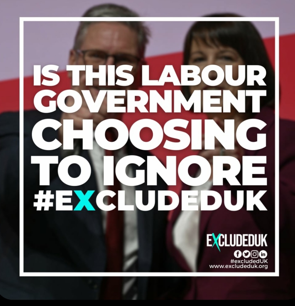 ExcludedFighter's tweet image. After being warned that people are contemplating suicide, are you now happy with yourselves for being responsible for our 38th #ExcludedUK suicide @Keir_Starmer @RachelReevesMP @jreynoldsMP @lisanandy?

Time to call them out @AndyBurnhamGM @MetroMayorSteve
x.com/ExcludedUK/sta…
