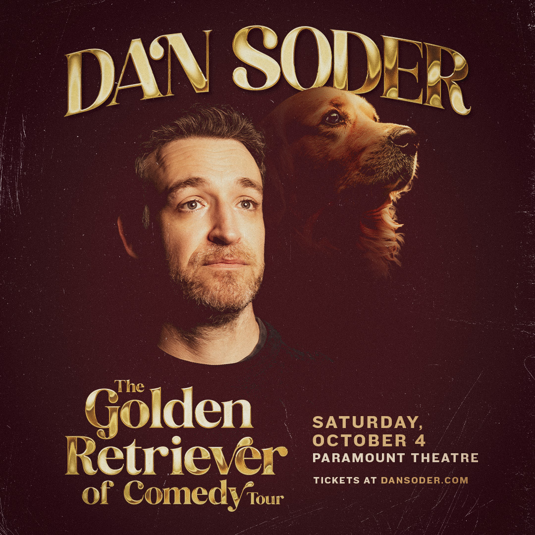 🎉JUST ANNOUNCED!🎉 <a href="/DanSoder/">Dan Soder</a>: The Golden Retriever of Comedy Tour is heading to <a href="/paramountdenver/">Paramount Denver</a> on Saturday, October 4th. Tickets go on sale Friday, May 9 at 10am!

🎟 - ticketmaster.com/event/1E00629D…