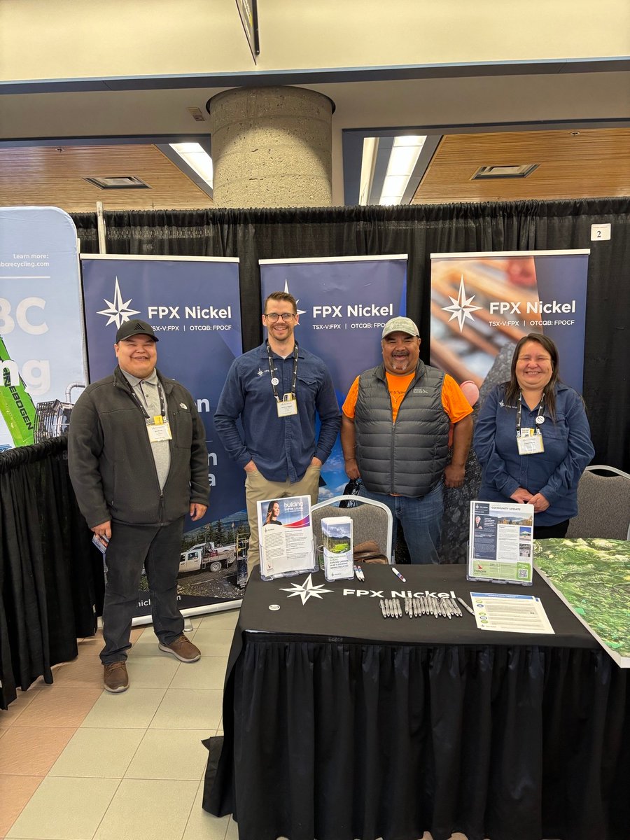 Thanks to <a href="/C3AllianceCorp/">C3 Alliance</a> for hosting FPX at the 2025 Minerals North conference last week in Prince George -- a great opportunity for the FPX team to connect with partners in industry, government and First Nations.