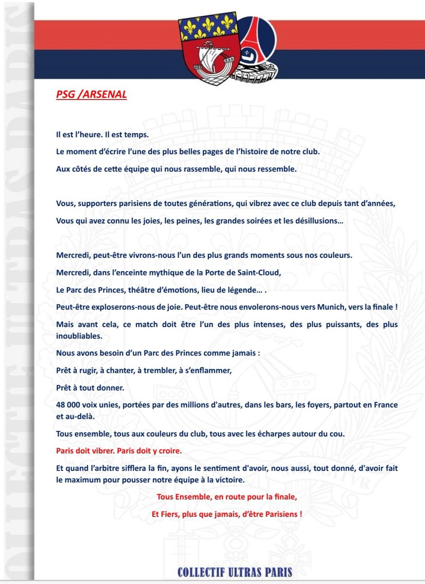 Co_Ultras_Paris's tweet image. #PSGARS 
@PSG_inside 

ALLEZ PARIS SG !!!!