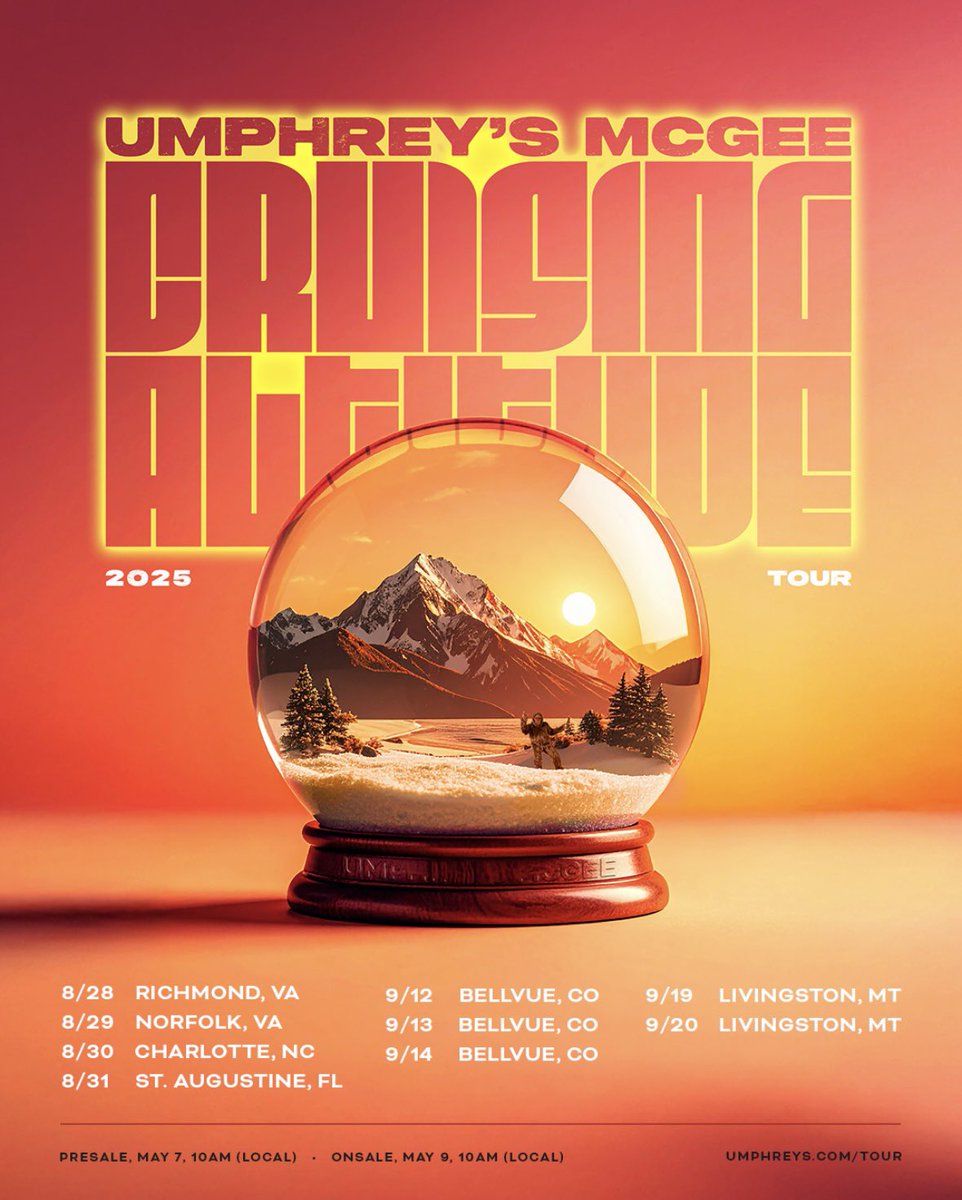 More <a href="/umphreysmcgee/">Umphrey's McGee</a> summer tour dates! Onsale Friday.