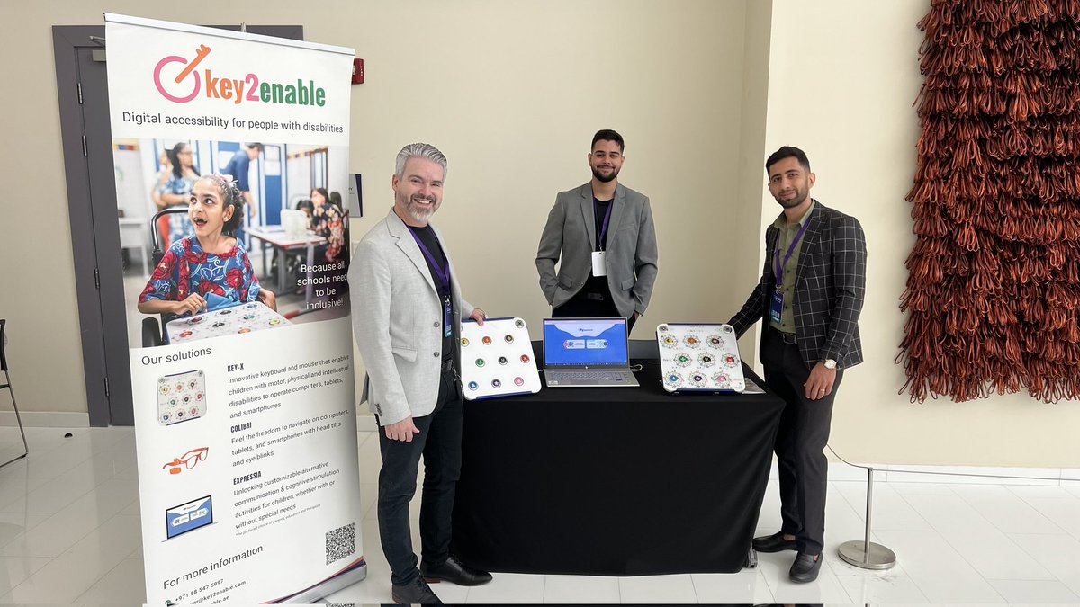 key2enable_UAE's tweet image. Key2enable at NYU&apos;s Inclusion Conference 2025! 🏫♿️
Proud to connect with families, educators &amp;amp; changemakers to bring “Building Inclusive Communities” to life.

Big thanks to Nipa Bhuptani, Khawla Barley &amp;amp; the whole team!

#Key2Enable #InclusionConference2025 #InclusiveEducation