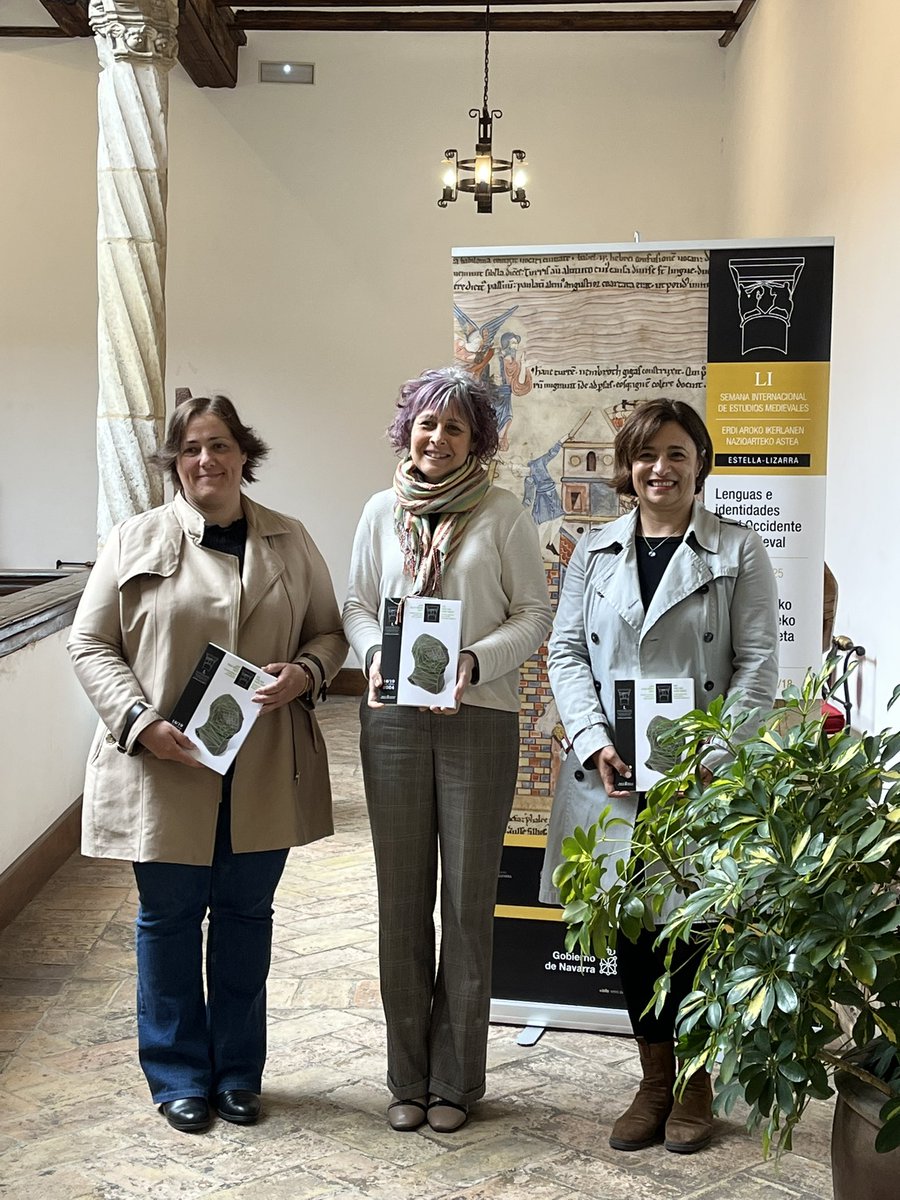 Hoy se ha presentado la 51 Semana Int. de Estudios Medievales en Estella: Lenguas e identidades en el Occidente Medieval. Y las actas de la Semana de 2024. En julio nos vemos!