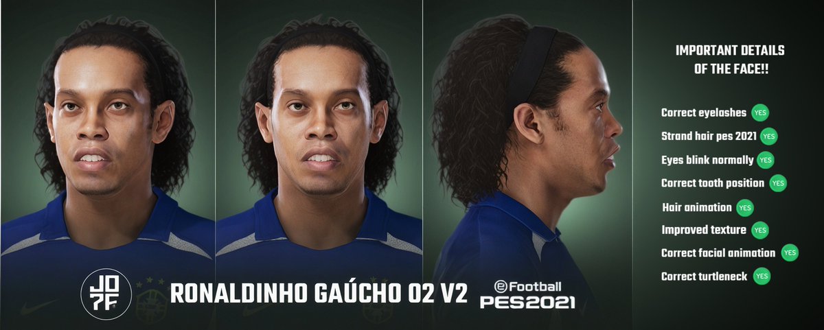 Ronaldinho Gaúcho 2002 V2 - PES 2021 (PC MOD)
-
Become a subscriber and get the download released for this and other faces
-
Download:
Option 1 - buymeacoffee.com/jo7facemakercl…
Option 2 - ko-fi.com/s/0227007a5c
-
#eFootball #PES #PES2021 #eFootball2025 #FIFA #EAFC24 #EAFC25