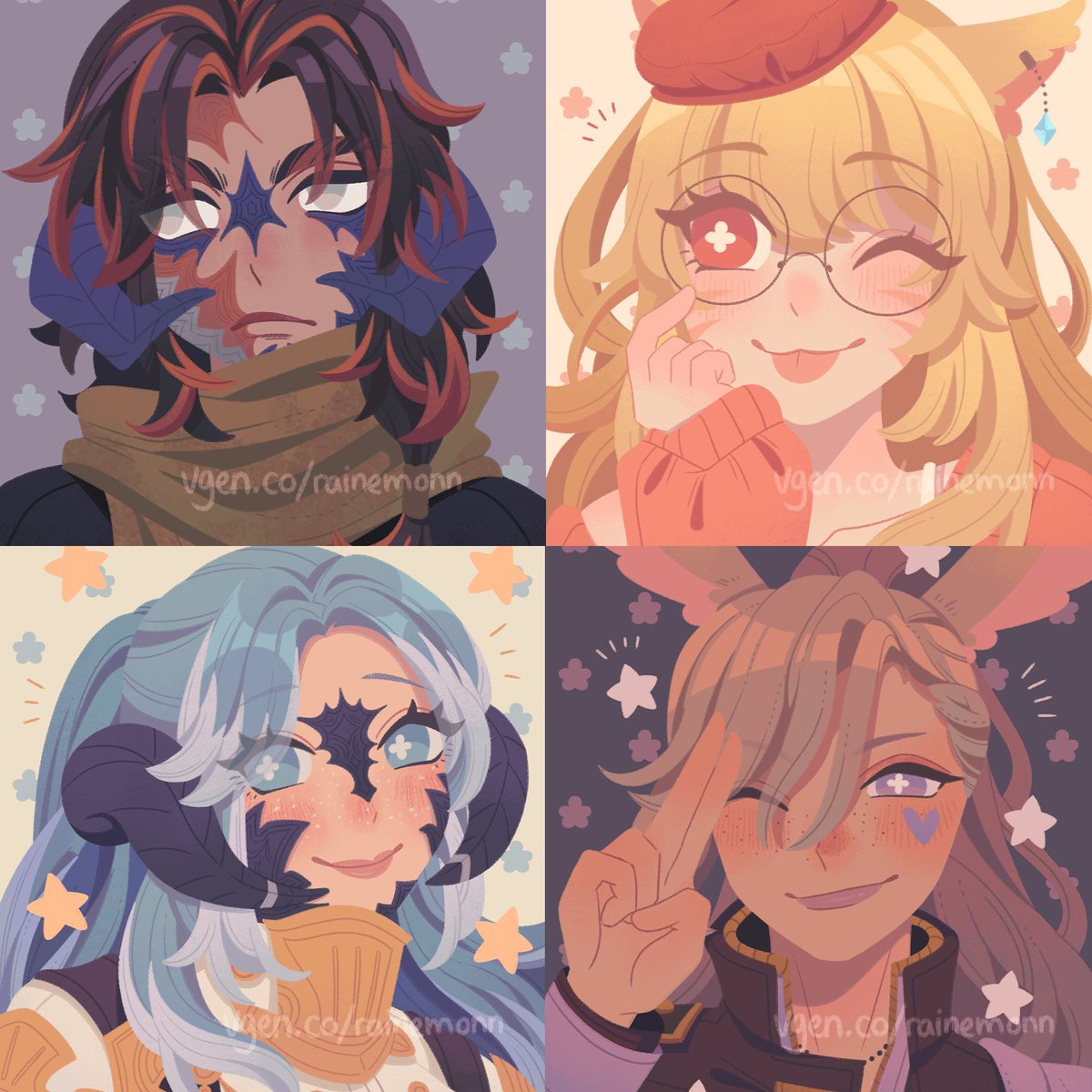 april-may request results! more pretty faces 💜✨