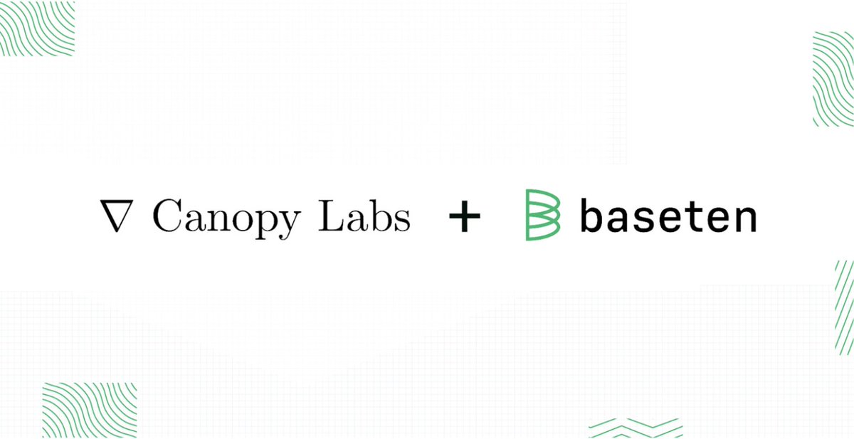 People told us they want Orpheus TTS in production.

So we partnered with <a href="/basetenco/">Baseten</a> as our preferred inference provider!

Baseten runs Orpheus with:

•⁠  ⁠Low latency (&lt;200 ms TTFB)
•⁠  ⁠High throughput (up to 48 real-time streams per H100)
•⁠  ⁠Secure, worldwide infra
