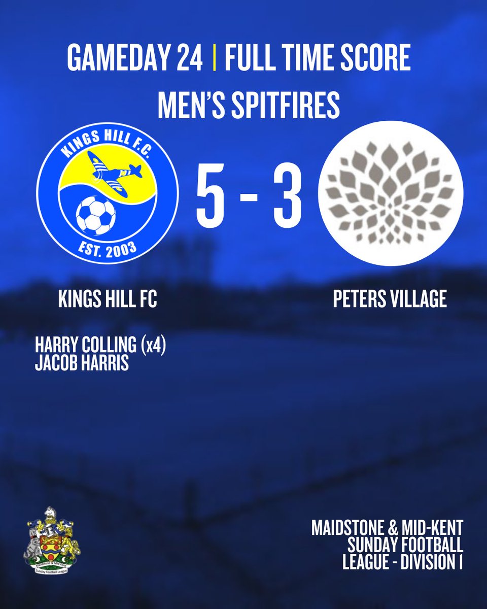 🚨 WEEKEND RESULTS 🚨

Our Men’s Reserves hit 4 against Bearsted Reserves with George Ellis scoring his first in 4 years at the club!

Our Men’s Veterans drew 5-5 in a 10 goal thriller, whilst our Men’s Spitfires got the win thanks to 4 goals from Harry Colling once again!

🟡🔵