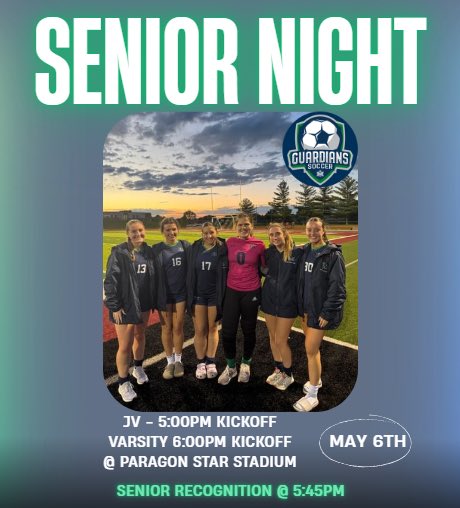 Come out tonight and support our amazing seniors!!