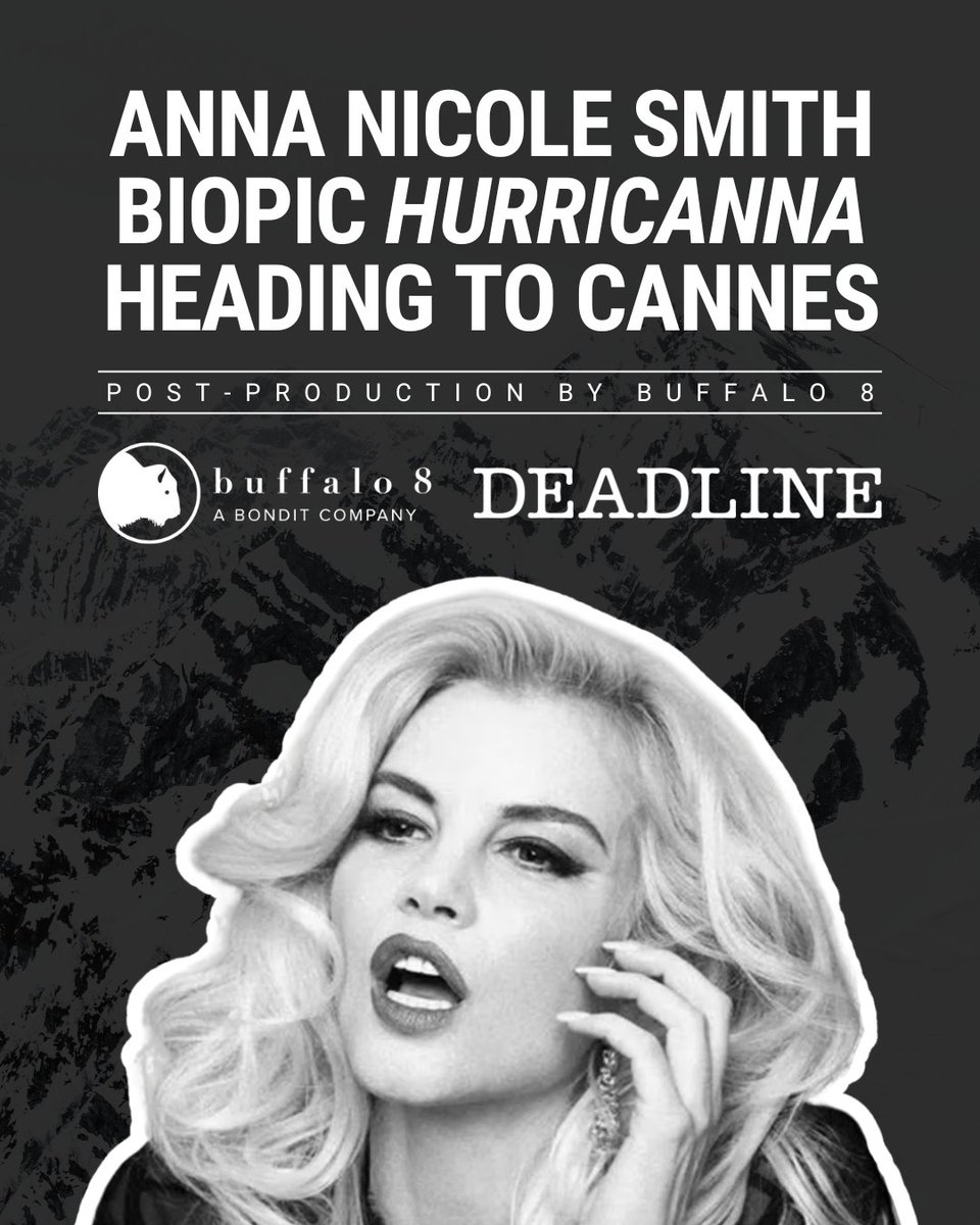 The upcoming Anna Nicole Smith biopic HURRICANNA starring Holly Hunter, Mark Duplass, and Sylvia Hoeks is heading to Cannes! 🇫🇷🎥🌟

Full Deadline article 👉 linktr.ee/Buffalo8pro