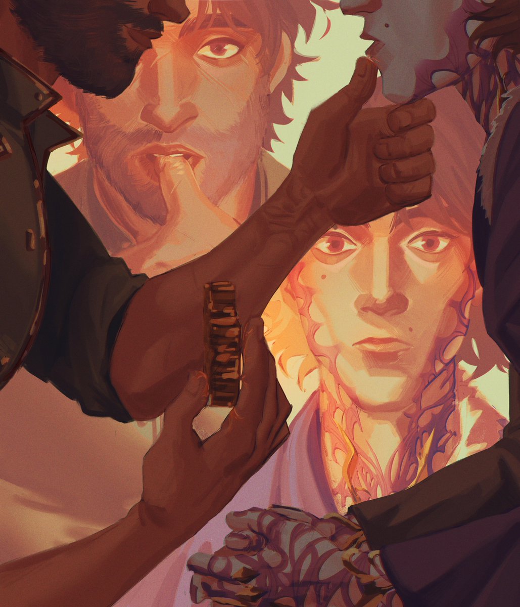 nyomst's tweet photo. the line is covered in jellyfish chapter 7 by @staroverlordao3  rewired my brain i honest to god have no words to describe what i've felt while reading so i drew something instead, as usual. now im full of bees 🐝🐝🐝 #jayvik
🔗: https://t.co/1E2ZniccDk https://t.co/k5Ygbm8ESm