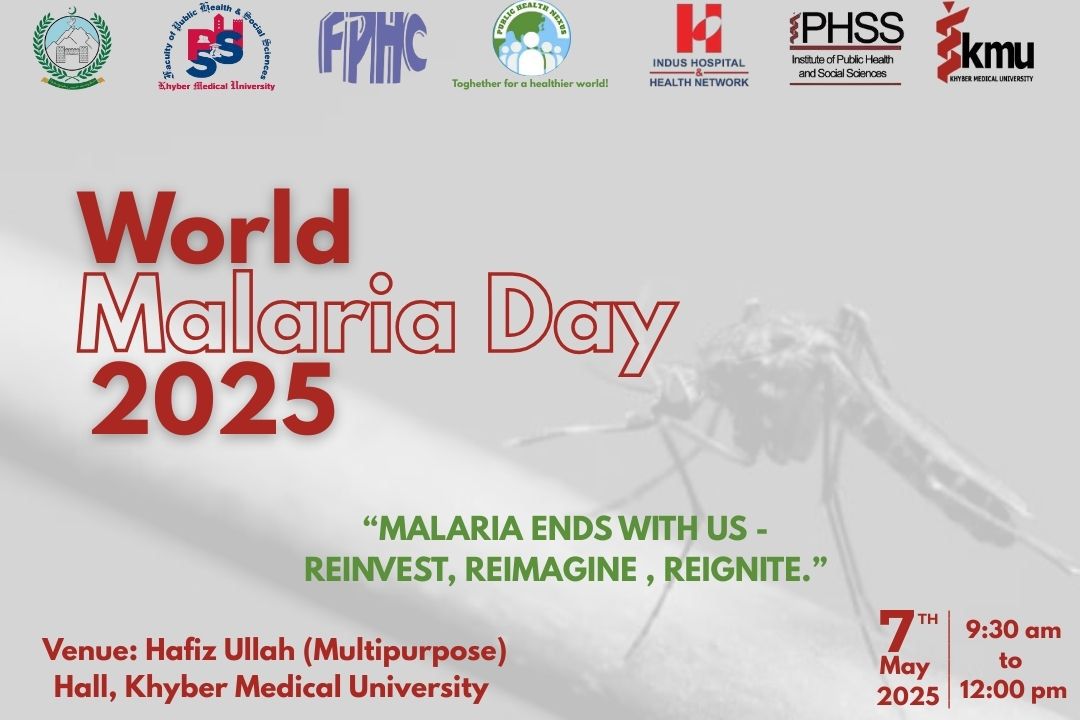 ORIC - Khyber Medical University, Peshawar (@researchkmu1) on Twitter photo ๐ Join us on 7th May 2025 for World Malaria Day 2025! ๐ฉ
๐ Venue: Hafiz Ullah #Multipurpose Hall, <a href="/kmuofficial_/">Khyber Medical University</a>
Theme: "MALARIA ENDS WITH US - REINVEST, REIMAGINE, REIGNITE"
#Together, let's accelerate progress toward malaria #elimination.
<a href="/IHHN_PK/">Indus Hospital & Health Network</a> #WorldMalariaDay #MalariaFree ๐ Join us on 7th May 2025 for World Malaria Day 2025! ๐ฉ
๐ Venue: Hafiz Ullah #Multipurpose Hall, <a href="/kmuofficial_/">Khyber Medical University</a>
Theme: "MALARIA ENDS WITH US - REINVEST, REIMAGINE, REIGNITE"
#Together, let's accelerate progress toward malaria #elimination.
<a href="/IHHN_PK/">Indus Hospital & Health Network</a> #WorldMalariaDay #MalariaFree