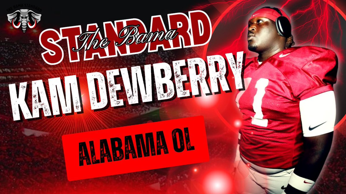 “The Bama Standard” Exclusive! He was an Aggie. Now he’s bleeding CRIMSON! 🔥

Kam Dewberry, Alabama’s newest O-line beast, joins us after a dominant spring in Tuscaloosa! 💥

📺: youtube.com/live/QWGkivnnq…
⏰: 6PM CT/7PM ET

#CollegeFootball #RollTide #BamaFactor