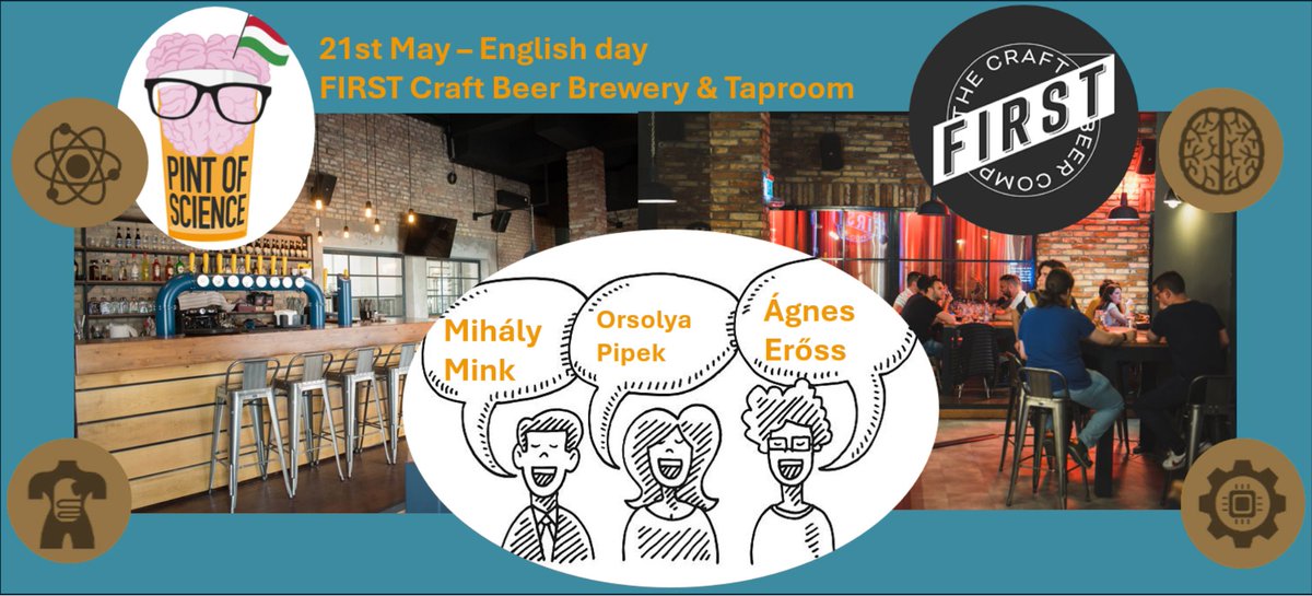 pintofscienceHU's tweet image. Hey, on the third day of the annual Pint of Science Hungary festival we are waiting you with data science 🏪🛍️, cancer research 📊🧬 and geography 🤓😁🌍
Do not forget to registrate: pintofsciencehungary.wixsite.com/bemutatkozas/s…
#pint25 #pint25hu #FIRSTCraftBeer Pint of Science World