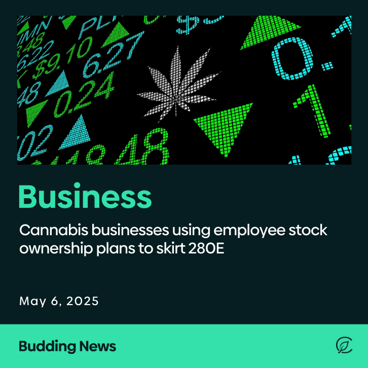 curaleafmd's tweet photo. Cannabis businesses using employee stock ownership plans to skirt 280E

Read more: https://t.co/WUzq37PKqn https://t.co/uwmerXM0ri
