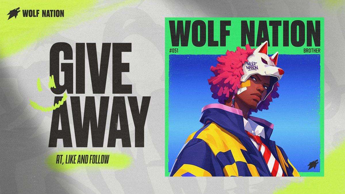 Wolf Nation (@wolfnationnft) on Twitter photo Wolf Nation Giveaway!
A new wolf is looking for its alpha… Will it be you? 👀
Win one random Core Wolf NFT!
To enter:
✅ RT + Like this post
✅ Follow <a href="/WolfNationNFT/">Wolf Nation</a>
Winner announced in 24h ⏳
Join the Nation now! Wolf Nation Giveaway!
A new wolf is looking for its alpha… Will it be you? 👀
Win one random Core Wolf NFT!
To enter:
✅ RT + Like this post
✅ Follow <a href="/WolfNationNFT/">Wolf Nation</a>
Winner announced in 24h ⏳
Join the Nation now!