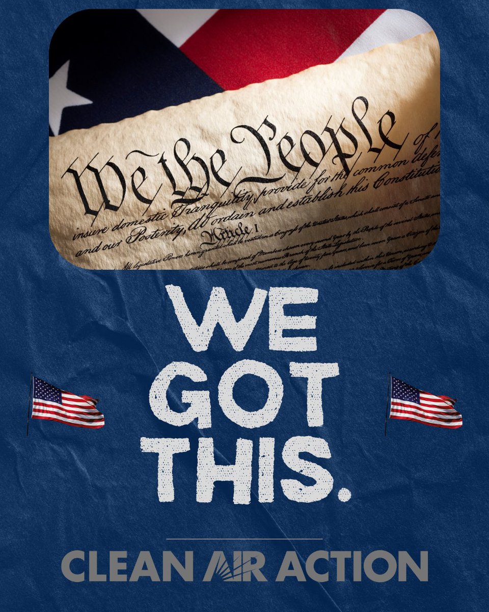 MLK, Jr. once said, "the arc of the moral universe is long, but it bends toward justice."

We the people people will never relent in our fight for a safe, healthy environment for all 💙🫶🇺🇸

#CleanAirAction #CleaningUpDirty #CleanAir #WeThePeople #CollectiveAction #Democracy