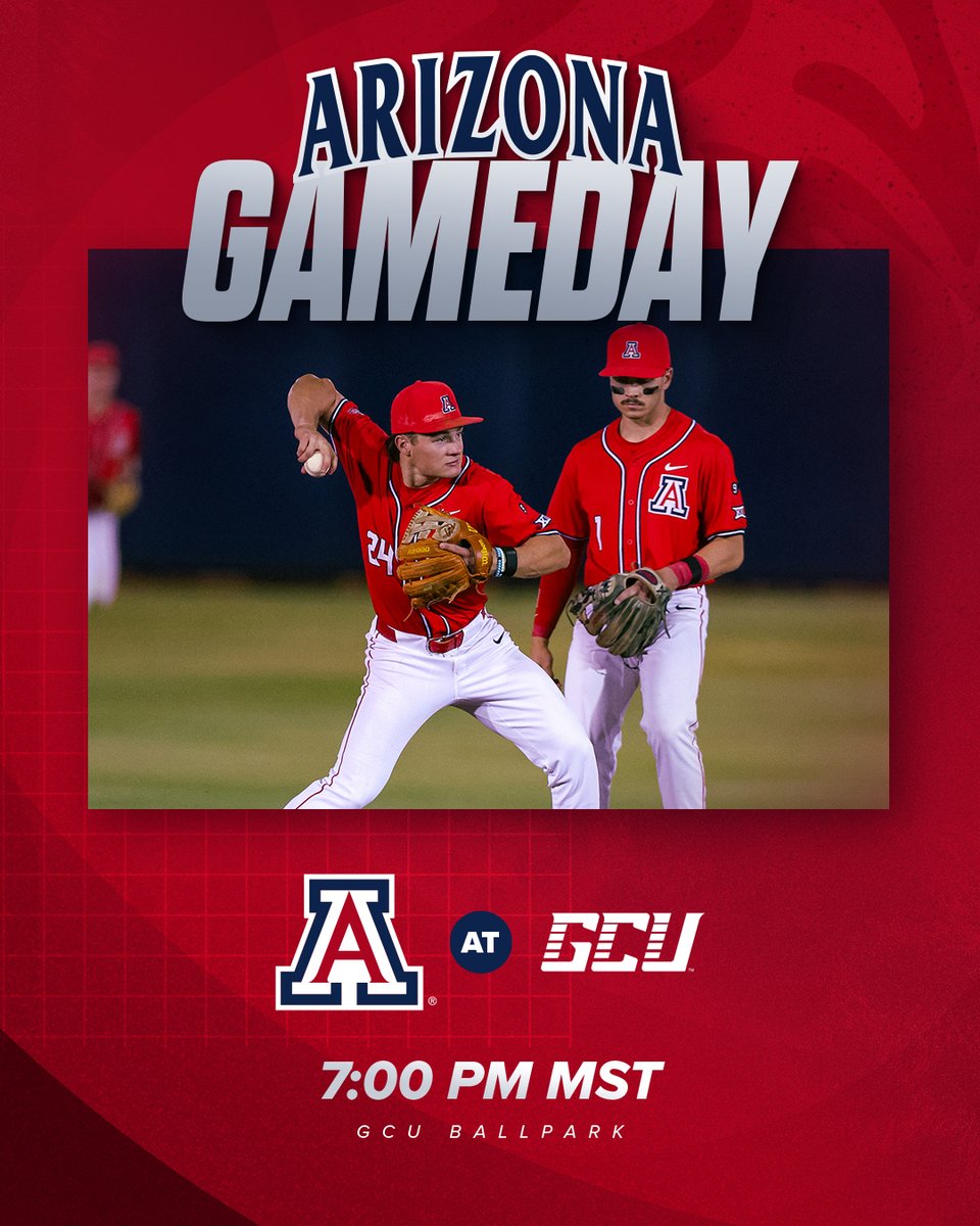 Final midweek of the season 🫡

🕖 7:00 PM MST
🆚 Grand Canyon
📊 arizonastats.com
📻 Wildcats Radio 1290
📺 ESPN+