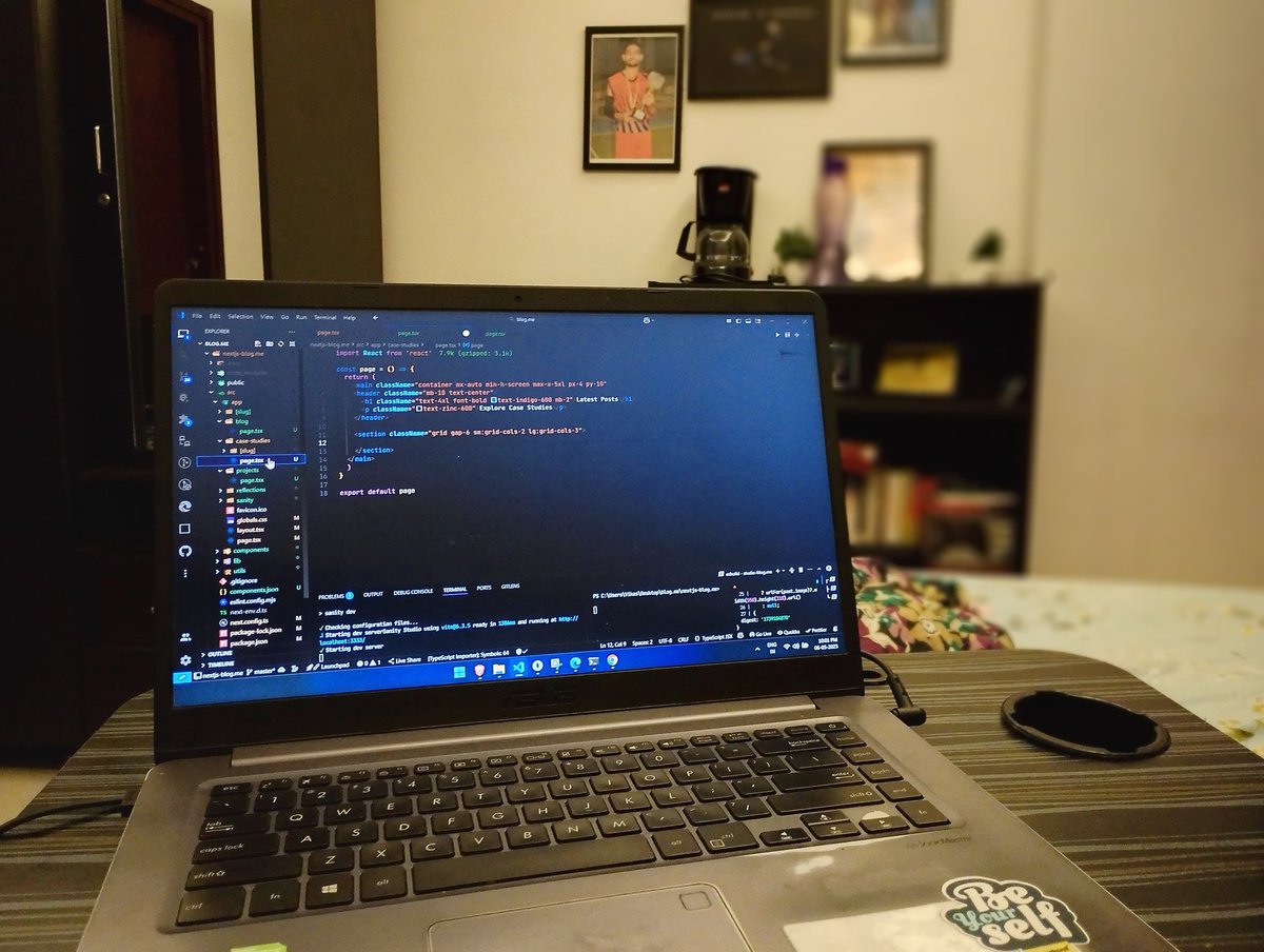 Building my portfolio/blog