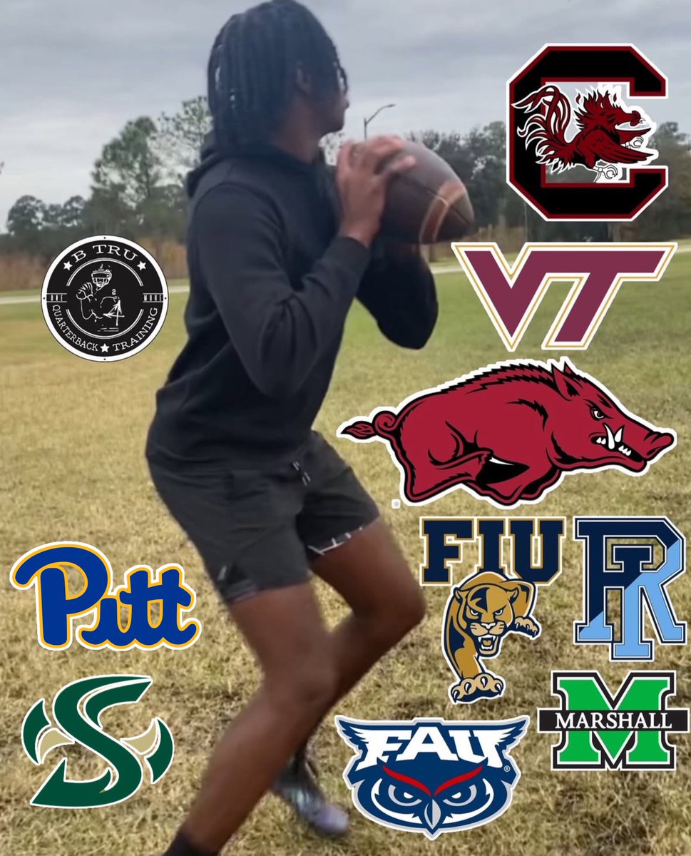 Baylin Trujillo (@baylintrujillo) on Twitter photo 🚨🚨QB TRAINEE OFFER ALERT🚨🚨
2027 QB Trainee: <a href="/WillJacksonQB3/">William Jackson</a> now has 9 D1 OFFERS after receiving an OFFER today from the University of PITT‼️S/O to my guy <a href="/Kb1Raw/">Coach Kade Bell</a> 🐾 #H2P
OFFERS: VT, Arkansas, South Carolina, Sacramento State, PITT, FAU, Marshall, FIU & Rhode 🚨🚨QB TRAINEE OFFER ALERT🚨🚨
2027 QB Trainee: <a href="/WillJacksonQB3/">William Jackson</a> now has 9 D1 OFFERS after receiving an OFFER today from the University of PITT‼️S/O to my guy <a href="/Kb1Raw/">Coach Kade Bell</a> 🐾 #H2P
OFFERS: VT, Arkansas, South Carolina, Sacramento State, PITT, FAU, Marshall, FIU & Rhode