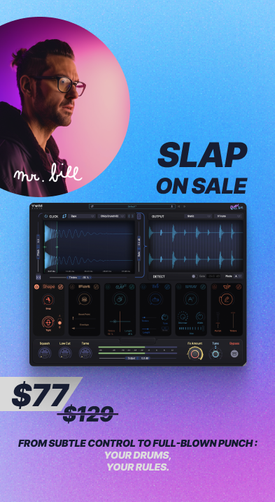 👀 All eyes on Slap this month! Whether you’re into crisp electronic beats or organic grooves, Slap gives your drums the punch, snap &amp; movement they deserve. 

💥 instant impact without overcomplicating the mix — and it’s 40% off this month 

yum-audio.com