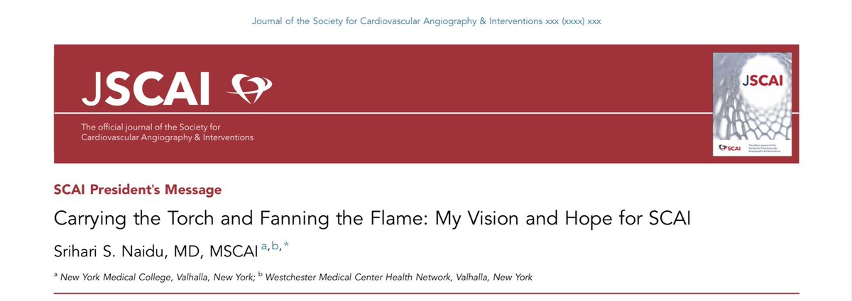 Srihari S. Naidu, MD (@sriharinaidumd) on Twitter photo “Carrying the torch and fanning the flame : My vision and hope for SCAI”
Srihari S Naidu 2025 <a href="/SCAI/">SCAI</a> vision complement to the presidential address now in <a href="/MyJSCAI/">MyJSCAI</a>
Link to 2 page pdf:
jscai.org/action/showPdf…
<a href="/mmamas1973/">Mamas A. Mamas</a> <a href="/CMichaelGibson/">C. Michael Gibson MD</a> <a href="/mirvatalasnag/">MIЯVΛƬ #IC</a> <a href="/DLBHATTMD/">Dr. Deepak L. Bhatt</a> <a href="/DrJMarine/">Joseph Marine</a> “Carrying the torch and fanning the flame : My vision and hope for SCAI”
Srihari S Naidu 2025 <a href="/SCAI/">SCAI</a> vision complement to the presidential address now in <a href="/MyJSCAI/">MyJSCAI</a>
Link to 2 page pdf:
jscai.org/action/showPdf…
<a href="/mmamas1973/">Mamas A. Mamas</a> <a href="/CMichaelGibson/">C. Michael Gibson MD</a> <a href="/mirvatalasnag/">MIЯVΛƬ #IC</a> <a href="/DLBHATTMD/">Dr. Deepak L. Bhatt</a> <a href="/DrJMarine/">Joseph Marine</a>