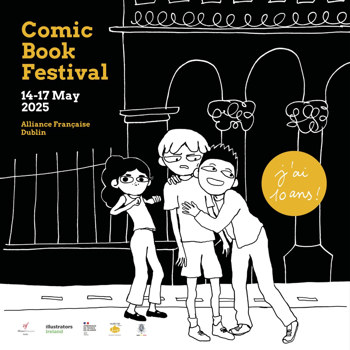 France in Ireland ๐ซ๐ท ๐ช๐บ (@franceinireland) on Twitter photo ๐ Celebrate 10 years of comics, illustration & animation at the Comic Book Festival Dublin!
๐
14โ17 May | ๐ <a href="/afdublin/">Alliance Franรงaise Dublin</a>
๐จ Exhibitions, talks, workshops & more โ for all ages!
@BelgiumEmbassy @IllustratorsIRL
๐ web.alliance-francaise.ie/bd ๐ Celebrate 10 years of comics, illustration & animation at the Comic Book Festival Dublin!
๐
14โ17 May | ๐ <a href="/afdublin/">Alliance Franรงaise Dublin</a>
๐จ Exhibitions, talks, workshops & more โ for all ages!
@BelgiumEmbassy @IllustratorsIRL
๐ web.alliance-francaise.ie/bd