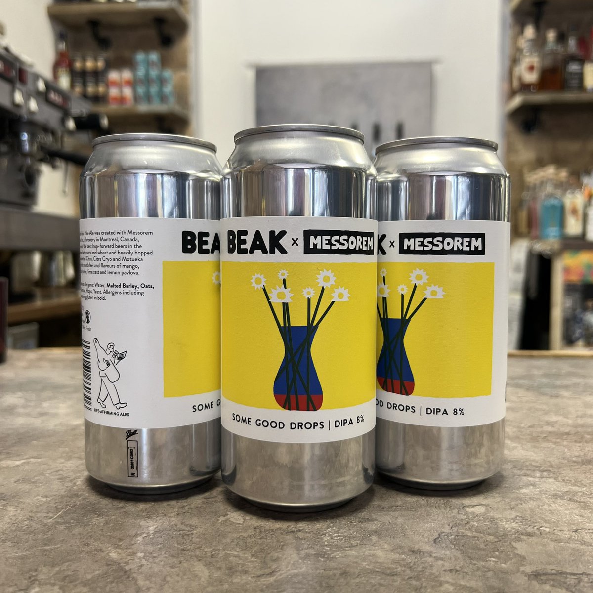 CraftTooting's tweet image. NEW Beak x Messorem 🇨🇦 Collab #DIPA 🤤 Hailing from Montreal, Canada #Messorem make some of the best hop-forward beers in the world! This one is brewed with oats and wheat and heavily hopped with hand selected Citra, Citra Cryo and Motueka 🤤🤤 #Craft #Tooting #Craftbeer #Bar