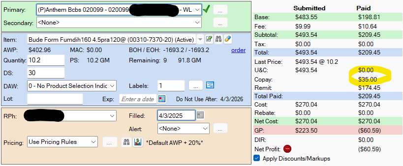 BradPharm's tweet image. Here's another real-life example of how PBMs are corrupt and harming healthcare in America.

Consider this situation: The same patient, same prescription, just one month apart. In April, the patient's copay was $35 for a generic Symbicort inhaler. In May, the patient was…