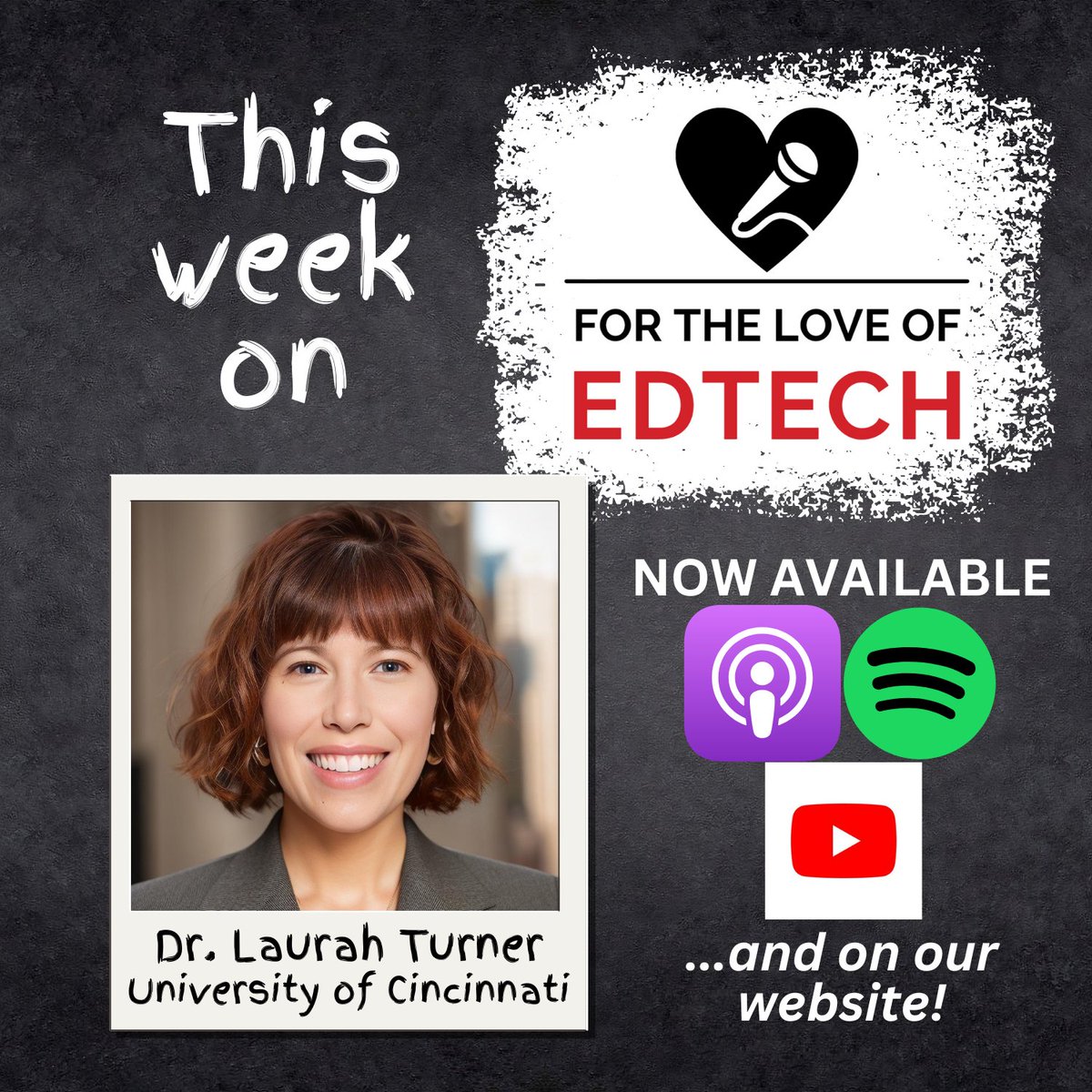 On a new episode of For the Love of EdTech, Dr. Laurah Turner of the University of Cincinnati College of Medicine discusses the usage of AI coaches to enhance educational experiences. Listen now on your favorite podcast app, YouTube, or our website: fortheloveofedtech.org/71-preparing-s… .