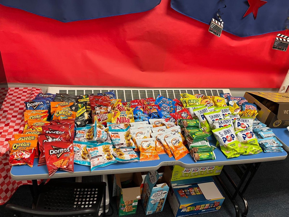 Thank you to our wonderful PTA for the Snack bar during Teachers Appreciation Week! <a href="/todd_koppes/">Todd Koppes</a> <a href="/gracie_guerrero/">Dr. Gracie Guerrero</a> <a href="/MarletteMartin1/">Marlette Martinez</a> <a href="/MichelleDuke40/">Michelle Duke</a> #4housesoneDZfamily