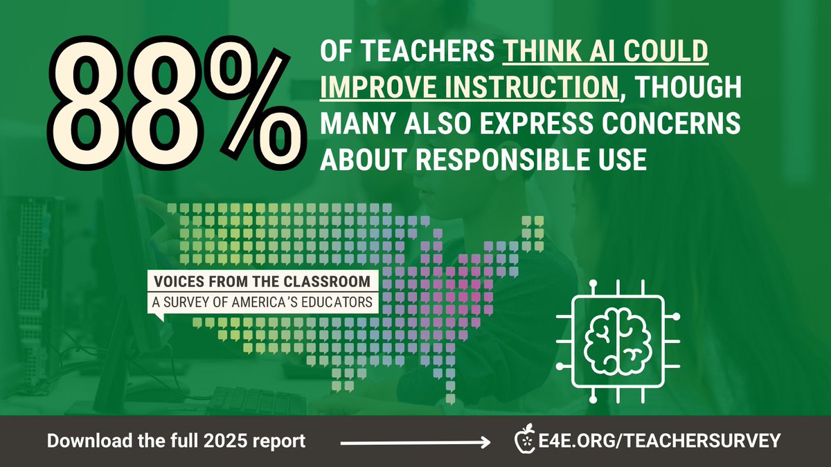Penta is proud to continue to partner with <a href="/Ed4Excellence/">Educators for Excellence (E4E)</a> in the creation of its annual report, "Voices from the Classroom: A survey of America's Educators" found here: pentagrp.link/3EUHczI
The report, which Penta has contributed to since its inception in 2018, surveys over