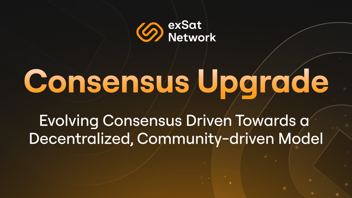 A major exSat consensus upgrade is coming this May.

🔸 $XSAT Validator Staking Node Implementation
🔸 Advanced $BTC Staking Architecture
🔸 Ecosystem Value Distribution

Explore what this upgrade entails: