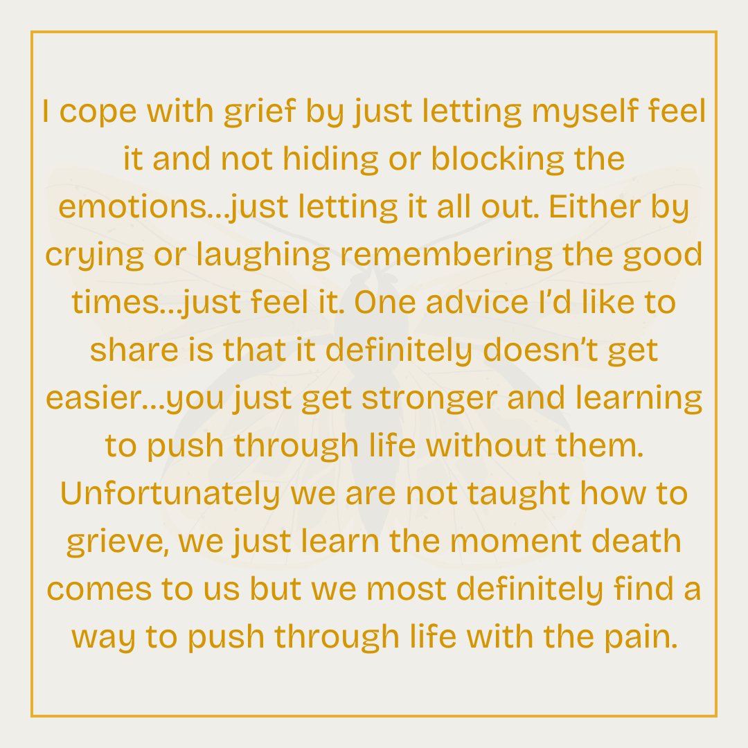 Day 92/100

"It definitely doesn’t get easier… you just get stronger and learning to push through life without them." 

#100wordproject #griefandloss #coping