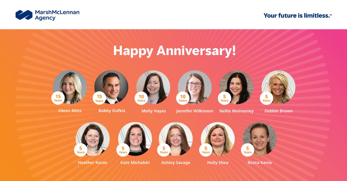 MarshMMAMidwest's tweet photo. Join us in celebrating these incredible colleagues as they reach important milestones in their journey with us!
#WorkAnniversary #ColleagueAppreciation #WorkMilestone https://t.co/lbHhQgAliN