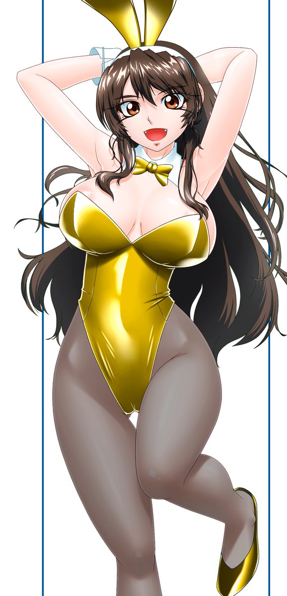 やや遅刻だけど
金バニガラさんと
前張りバニガラさん 