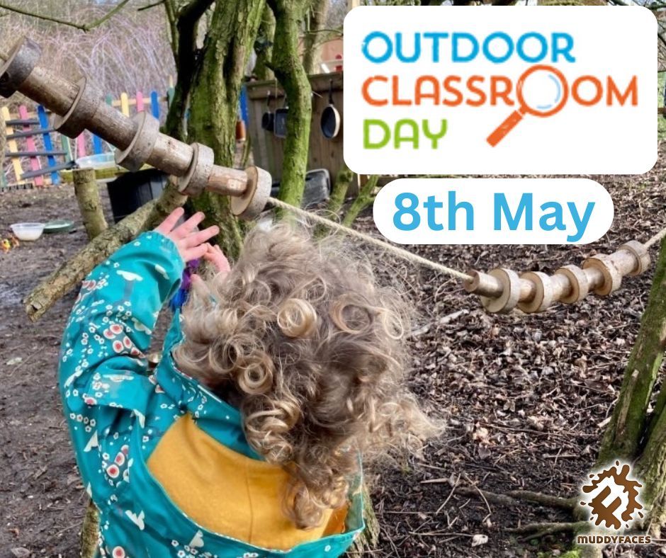 💚 🌳 🌼 It's @outdoorclassroomday this Thursday! If you believe children should be outdoors - playing, learning, exploring - every day then sign up for Outdoor Classroom Day! More info here 👉 muddyfaces.co.uk/events/outdoor… 
#learningthroughplay #outdoorplay #outdoorlearning