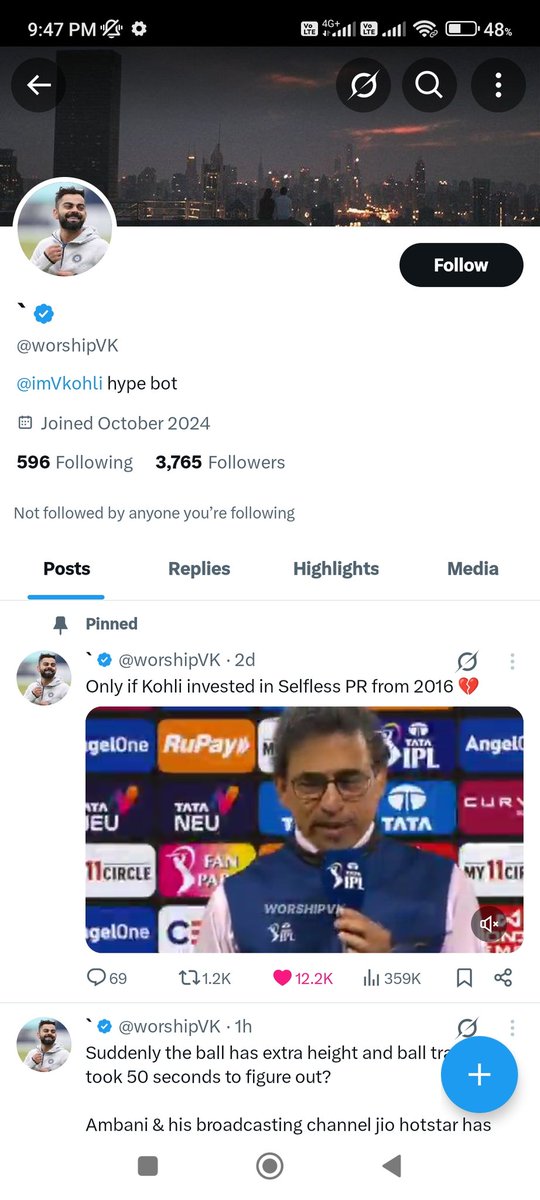 LogicalInvesto's tweet image. People abusing Rahul Vaidya have a fishy profile. they have no name to their profile, no picture of their own, nothing. Are these the profiles created by the PR team of Virat Kohli to defend him?
Seriously, how can people be so jobless?
#ViratKohli𓃵
#RahulVaidya
#IPL