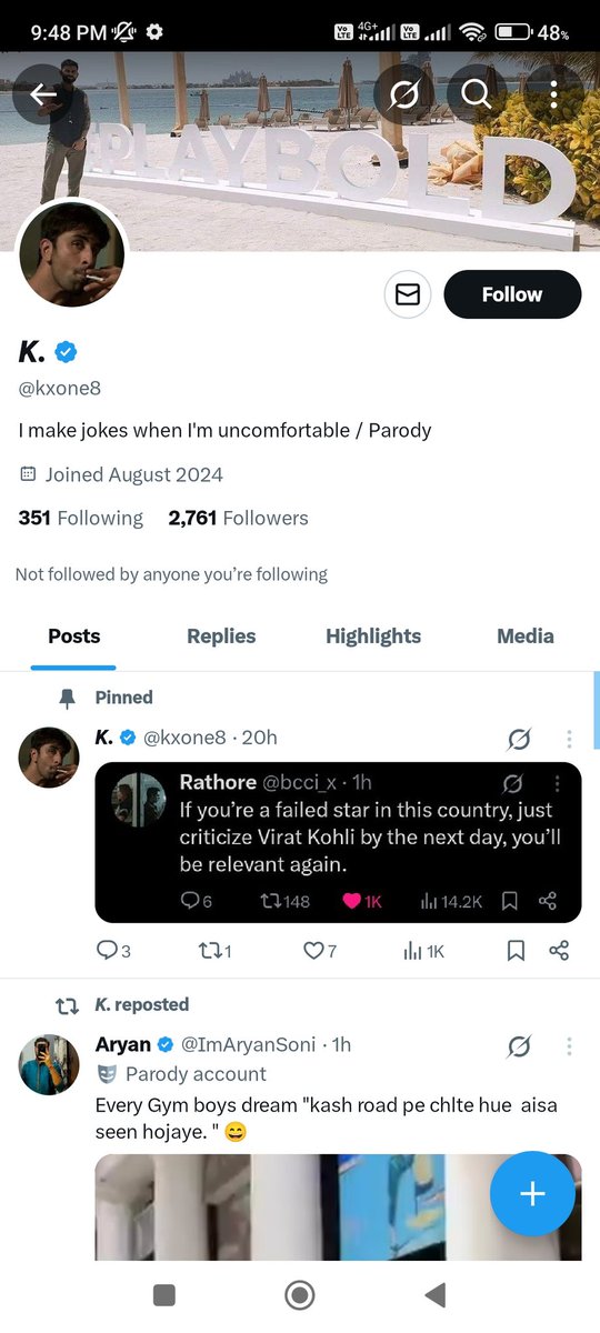 LogicalInvesto's tweet image. People abusing Rahul Vaidya have a fishy profile. they have no name to their profile, no picture of their own, nothing. Are these the profiles created by the PR team of Virat Kohli to defend him?
Seriously, how can people be so jobless?
#ViratKohli𓃵
#RahulVaidya
#IPL